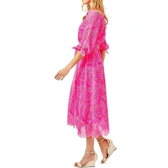 Lilly Pulitzer Amrita Midi Shirtdress - Size 6 - NWT - Picture 4 of 13